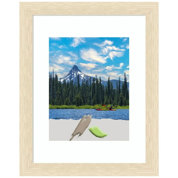 Woodgrain Stripe Wood Picture Frame, Photo Frame, Art Frame