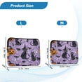 thumbnail image 4 of FORMRS 15-15.6 inch Laptop Sleeve Case Soft Carrying Quilted Computer Bag Cover, Halloween Cats, 4 of 7