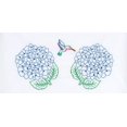 thumbnail image 2 of Jack Dempsey Stamped Pillowcases W/White Perle Edge 2/Pkg-Hydrangeas, 2 of 2