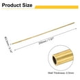 thumbnail image 2 of 2Pcs Brass Round Tube, 3.5mm OD 0.5mm Wall Thickness 200mm Length Seamless Tubing, 2 of 6