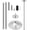 Silver, variant on Alden Design Portable Stripper Dance Pole Height Adjustable Spinning Static Dancing Pole