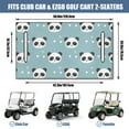 thumbnail image 3 of Golf Cart Seat Cover Towel 51" x 31", 100% Microfiber Universal Fit for EZGO RXV, Club Car Onward, Yamaha Drive Front Seats, 3 of 8
