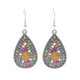 thumbnail image 1 of Colección Pendientes de gota de aceite con gancho de plata de estilo étnico para mujeres y niñas, regalos de aniversario de cumpleaños de San Valentín, 1 of 4