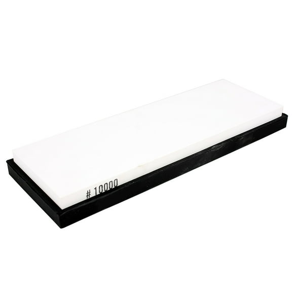 Unique Bargains Single-Side Whetstone Cutter Razor Sharpener Oilstone 10000 Grit Non-Slip Base