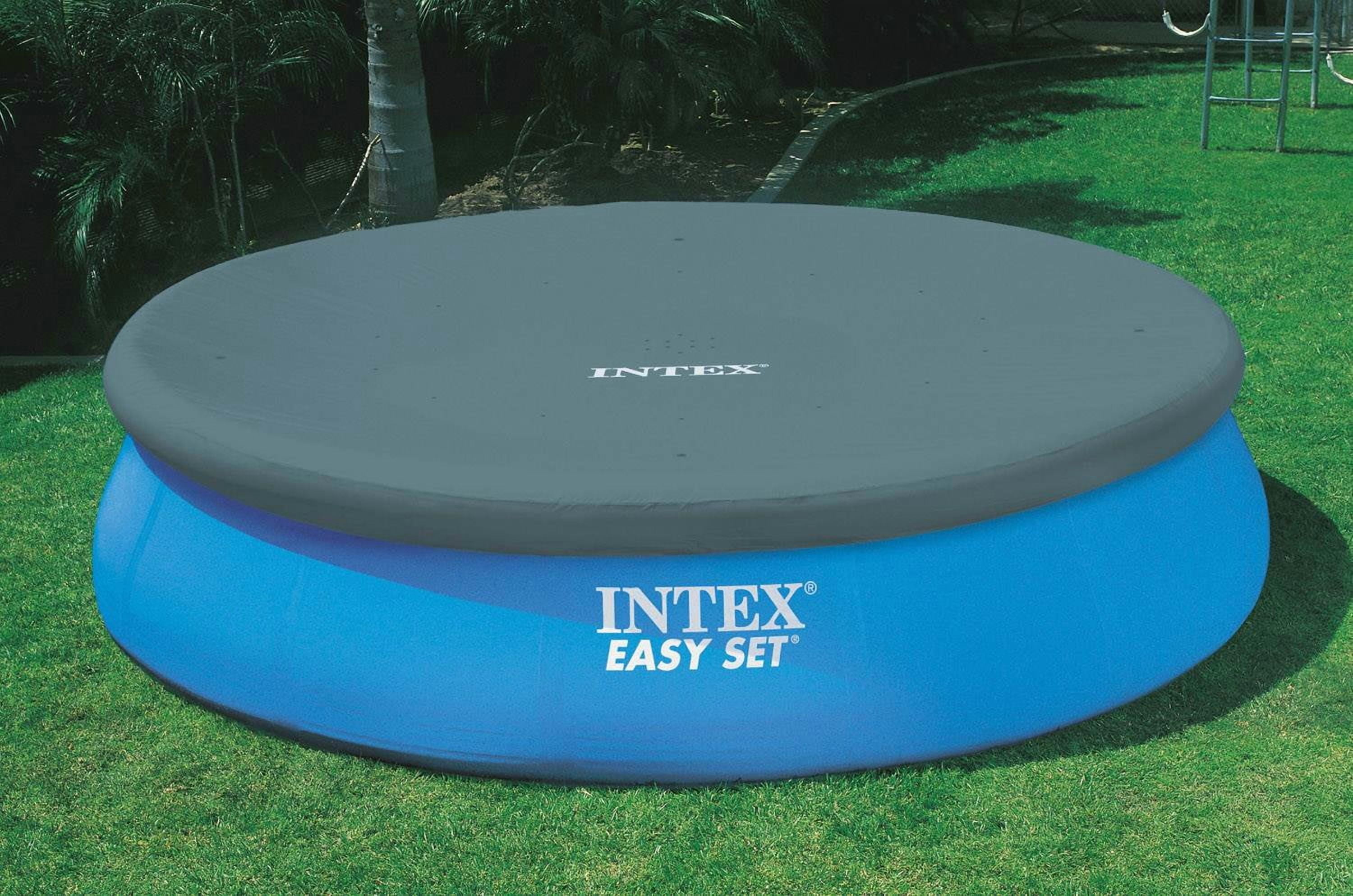 Intex 48" x 18' Inflatable Above Ground Pool with Ladder, Pump & Cover