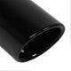 thumbnail image 3 of 2pcs Gloss Black Exhaust Tailpipe Tip Stainless Steel Tail Throat Car Modification Replacement for A4 B8 Q5, 3 of 5