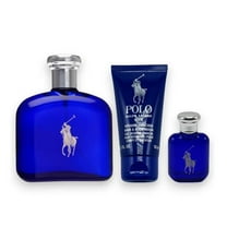 Ralph Lauren RLTLD00097 Polo Blue Set for Men - 4.2 oz Eau De Toilette Spray Plus 1.7 oz Body Wash Plus 0.5 oz Eau De Parfum Spray - 3 Piece