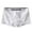 White, variant on Zynviq Breathable Mens Underwear Cotton Knit Separate Pouch Gray Soft Boxer Briefs Men Underpants,L
