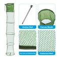 thumbnail image 3 of Uxcell 79"x13" Fishing Cage Basket Collapsible Fishing Bait Mesh Nylon Fish Keeping Net with Anchor Bolt, 3 of 6