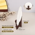 thumbnail image 2 of Uxcell 2Pcs Wooden Easel Plate Holder, 6" Small Wood Easels Folding Table Display Stand for Decorative Picture Frame Book Artwork Desktop Ornaments, Burgundy, 2 of 6