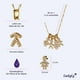 thumbnail image 5 of Collar para Mujer de Niños Personalizado LuckyLy, Baño de Oro 14k y Zirconia Cúbica, Cadena y Charms, Modelo Darcy Niño y Niña dorado 2 Niños 2 Niñas, 5 of 6