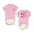 thumbnail image 2 of Halloween Cancer Awareness Shirts for Women Short Sleeve V Neck in October We Wear Pink Graphic T Shirt, 2 of 4