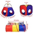 Kids Play Tent with Tunnel 4 In 1 Playhouse Pop up Tent and Crawl
