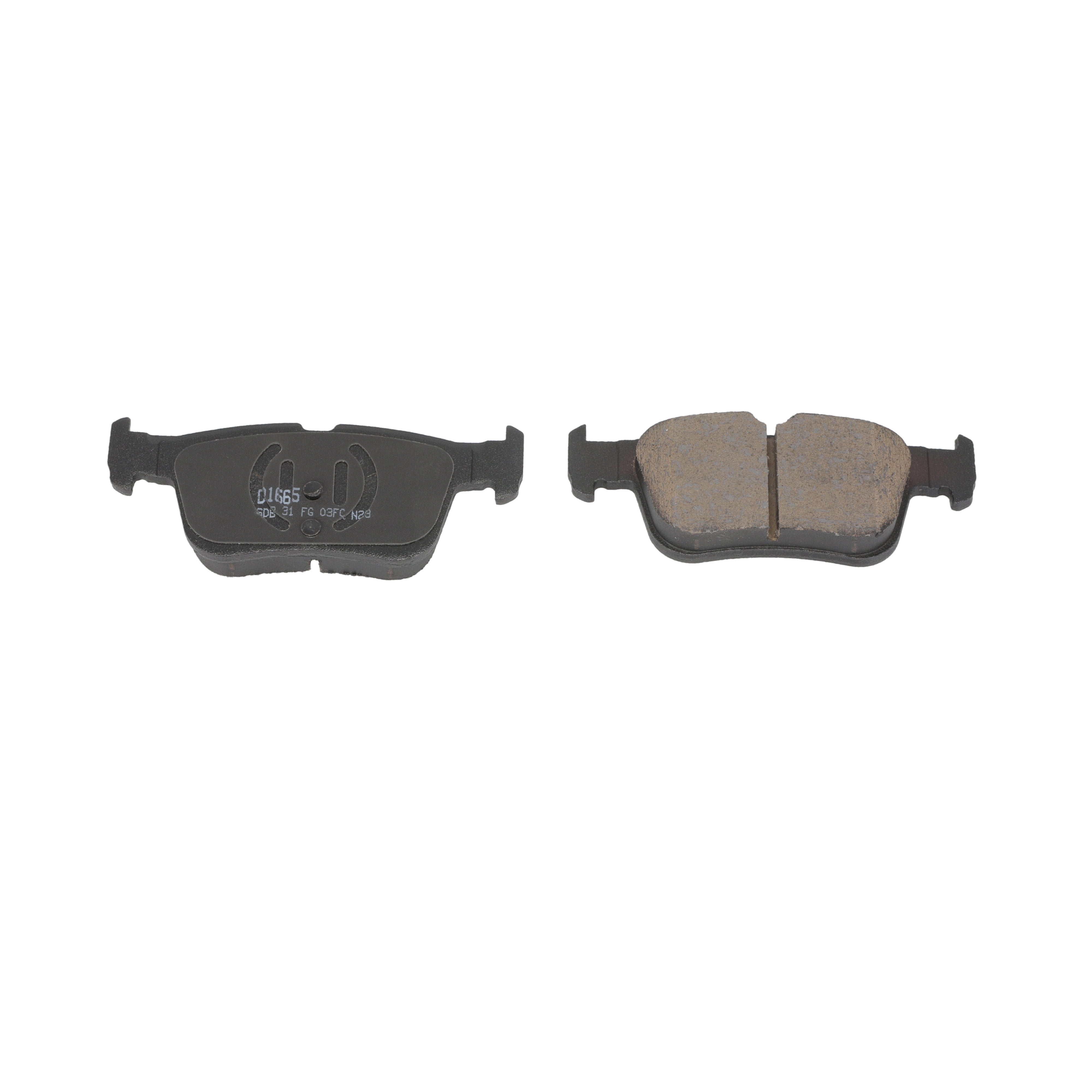 Winstop Brake Pad Set, Rear WS.1665.0.C, Ford Fusion 2016-2013