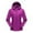 Purple, variant on AherBiu Rain Jackets for Women Lightweight Zip up Stand Collar Hooded Hiking Sunproof Windbreaker with Pockets