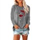 thumbnail image 2 of Ichuanyi liquidación de la moda para mujeres manga larga estampado navideño tops blusa ICHUANYI WER202308240696, 2 of 6