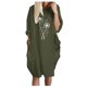 thumbnail image 1 of El Vestido Estampado de Bolsillo Suelto Informal de Talla Grande de Invierno Para Mujer Odeerbi ODB114578, 1 of 3