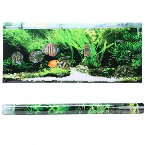 Fish Tank Decoration,PVC Adhesive Seabed Small Aquarium Background