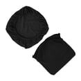thumbnail image 2 of Dining Room Chair Cover, Office Chair Cover, Dustproof Back Cover Stretch Washable Chair Seat Protector, for Kitchen Home Party Restaurant Black, 2 of 8