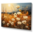 thumbnail image 2 of Designart "Meadow Awash In Golden Radiance" Flower Wall Art Living Room, 2 of 7