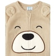 thumbnail image 2 of Pijama de Forro Polar con Cierre y Diseño de Oso para Bebés 0-3 Meses de The Children's Place, 2 of 3