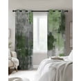 thumbnail image 3 of Sage Green Grey Blackout Curtains 84 Inches Long for Bedroom,Modern Oil Painted Abstract Art Aesthetics Thermal Insulated Room Darkening Black Out Window Curtain Panels Grommet Drapes for Living Room, 3 of 8