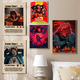 thumbnail image 2 of Stranger Things Eddie Munson Art Movie Sticky Posters Retro Kraft Paper Sticker DIY Room Bar Cafe Aesthetic Art Wall Painting, 2 of 5