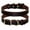 Brown, variant on Didog Thin Real Leather Dog Collar Pet Cat Puppy Adjustable Soft Comfortable Collar for Small Medium Dogs