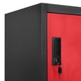 thumbnail image 6 of vidaXL Locker Cabinet with Anthracite and Red, Steel, 6 of 7