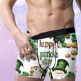 thumbnail image 3 of Caleçons Respirants et Confortables pour Hommes avec Impression de la Saint-Patrick, 3 of 7