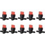 5 pcs 1/4 InLine Straight Fuel Gas Cut-Off Shut-Off Valves