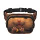 thumbnail image 1 of Fotbe Cute Sunflower Guinea Pig Cangurera Cuadrada con Estampado de Doble Capa, Bolsa de Cintura Ajustable Mini para Hombres y Mujeres, 1 of 9