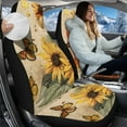 thumbnail image 3 of Uorisanigo Car Seat Covers Front Seats 2 Packs, Plush Butterfly Sunflower Car Seat Covers for Cars SUV Pick-up Truck Sedan Seats Cover Cushion, Easy to Install, Auto Accessories Decor, 3 of 7