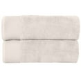 thumbnail image 1 of Fabstyles Super Soft Bath Sheets 2 Piece Set, Extra Large Bath towels, Cream, 1 of 2