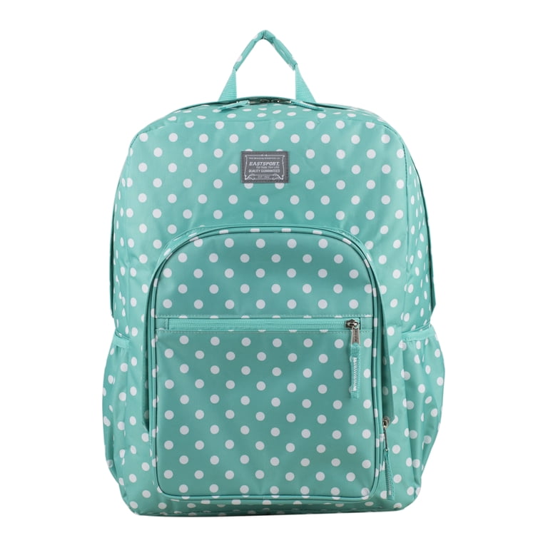 Eastsport Unisex Fashion Backpack Turquoise Dots with Laptop Sleeve and  Hydration Pockets - Walmart.com