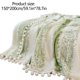 thumbnail image 2 of Manta de tejido jacquard catiónico | Manta de lana con estampado de nubes de doble color | Poliéster suave y cálido | Sofá, Oficina y Uso de la Siesta | Manta decorativa acogedora para todas las, 2 of 5