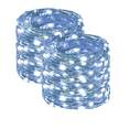 thumbnail image 1 of Dinheiro 2 paquetes de 72 pies cada 200 luces LED solares, decoración al aire libre, 8 modos de luces de hadas para jardines, 1 of 5