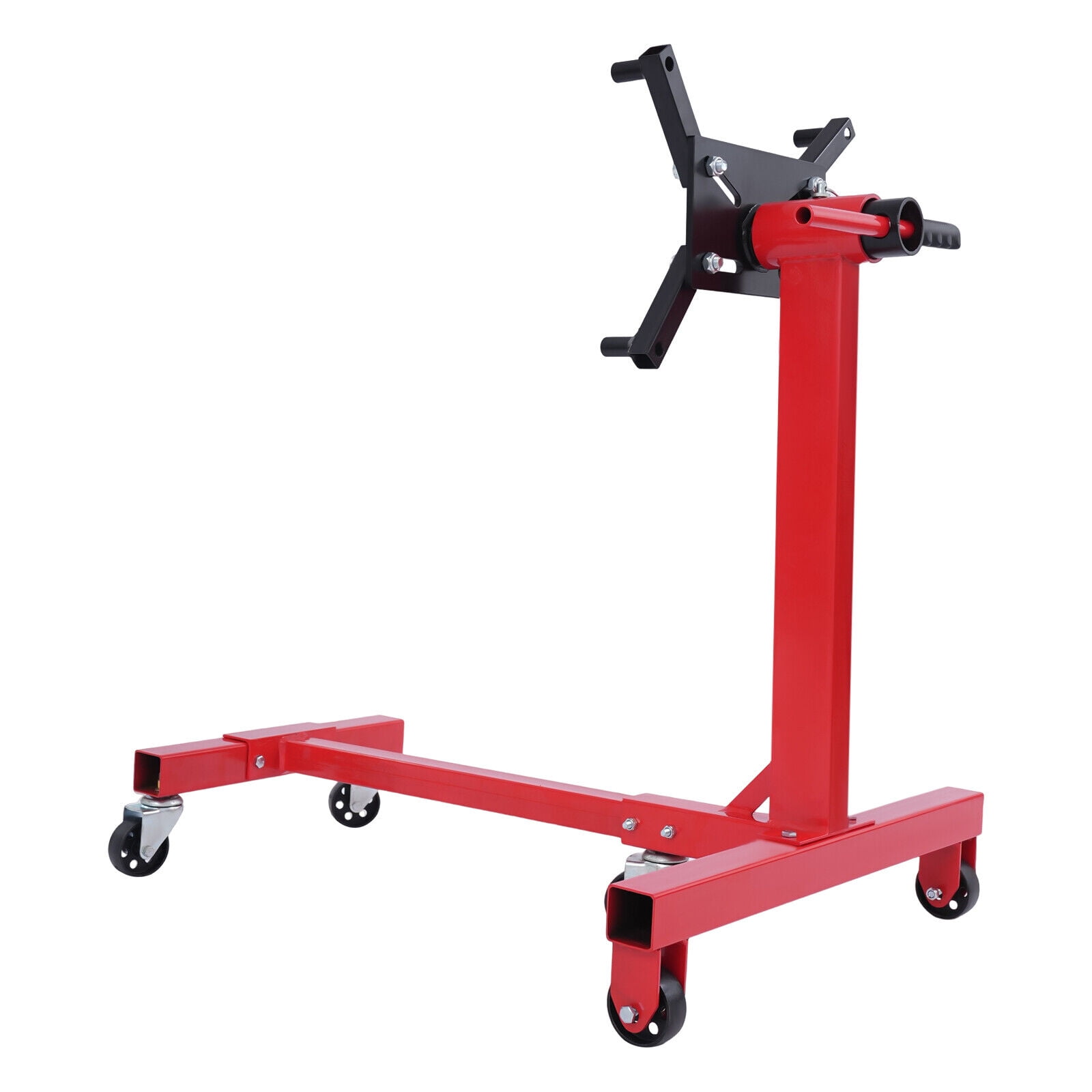 1250 LBS Engine Stand Folding Motor Hoist Dolly Mover Auto Repair Jack Rotating for garages, repair shops