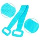 thumbnail image 2 of Silicone Bath Body Brush Exfoliating Back Scrubber Double Side Brushes 2 Pack 70cm, 2 of 5