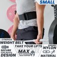 thumbnail image 2 of Synergee Weightlifting Belt 5” Padded Support for Squats Deadlifts Powerlifting & Cross Training - Small, 2 of 6