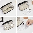 thumbnail image 2 of 2-in-2 Eyeglass & Contact Lens Case with Mirror, Hard Shell Travel Storage for Glasses & Accessories(Black), 2 of 6