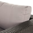 thumbnail image 5 of GDF Studio Santa Rosa Outdoor 7 Seater Grey Dining Sofa Set with Water Resistant Cushions, 5 of 10