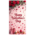 thumbnail image 3 of Valentine's Day Party Decoration Backdrop with Red Roses and Gift Box Background Hearts Banner Holiday Event Background Photo Props Romance, 3 of 4