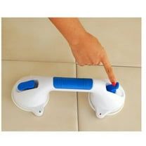 NOVA Medical Products Suction Grab Bar, Easy On and Off, Support and Assist Rail for Bath or Shower, 12? Length Grab Bar, White