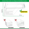 thumbnail image 3 of Cajón frigorífico para verduras 240337103 para Frigidaire Kenmore, 3 of 8