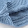 thumbnail image 5 of JTieacloth Pullover Casual Sweater Autumn And Winter Men's Sweaters Sweater Casual Solid Color Pullover Men(Blue), 5 of 6