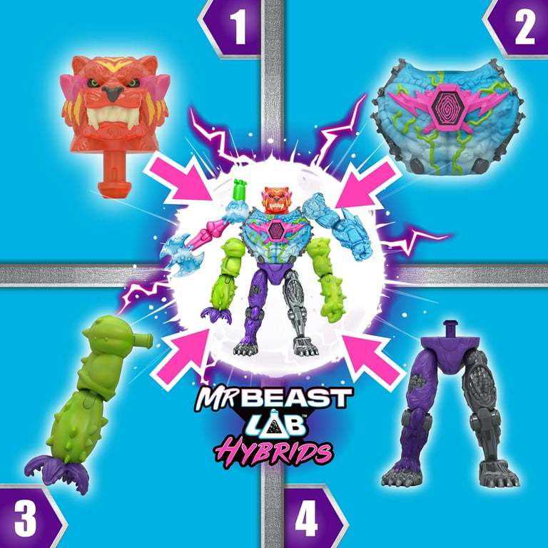MrBeast Lab Hybrids Mega Pack, Reveal Different Hybrid Parts To