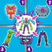 MrBeast Lab Hybrids Mega Pack, Reveal Different Hybrid Parts To Create 5 Mix & Match Action Figures, Collect 30+ Beasts, Ages 6+