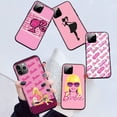 thumbnail image 2 of iPhone 11 12 Pro Max Mini SE funda de silicona suave para teléfono 17SA Barbie, 2 of 4