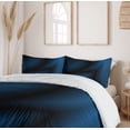 thumbnail image 6 of Ambesonne Navy Duvet Cover Sets, Deep in the Ocean Sealife, 2-King, Dark Blue, 6 of 7